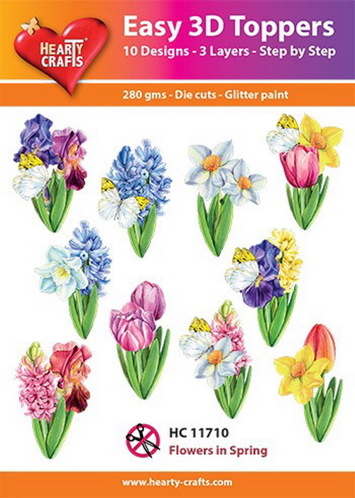 Easy 3D Designs pakket Flowers in Spring