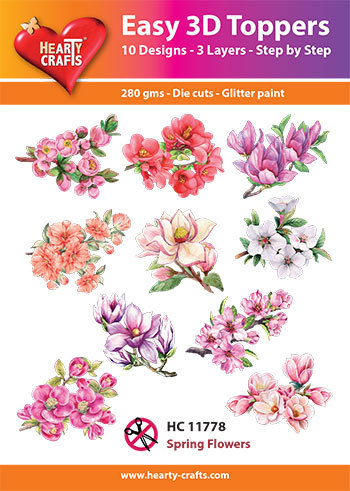 Easy 3D Designs pakket Spring Flowers