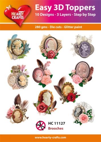 Easy 3D Designs pakket Brooches