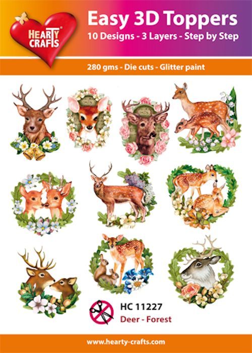 Easy 3D Designs pakket Deer - Forest