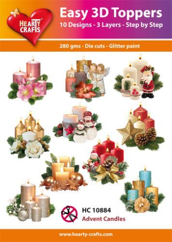 Easy 3D Designs pakket Advent candles