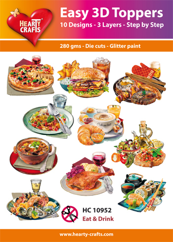 Easy 3D Designs pakket Eat & drink