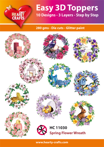 Easy 3D Designs pakket Spring Flower Weath