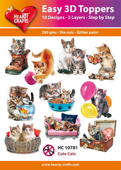 Easy 3D Designs pakket Cute Cats