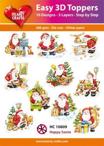 Easy 3D Designs pakket Happy Santa