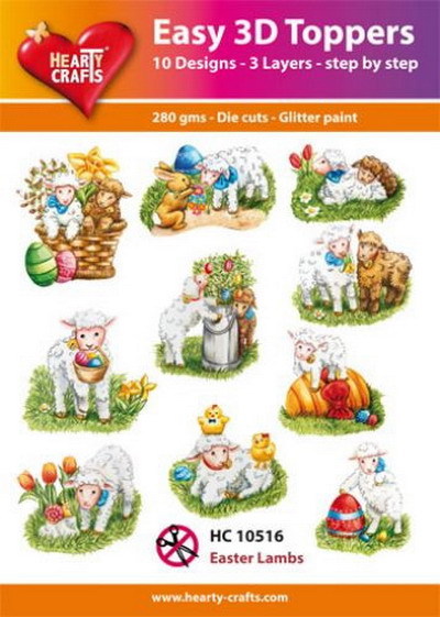 Easy 3D Designs pakket Easter lambs