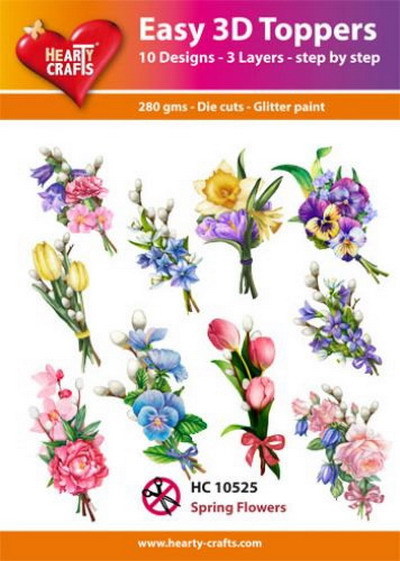 Easy 3D Designs pakket Spring flowers