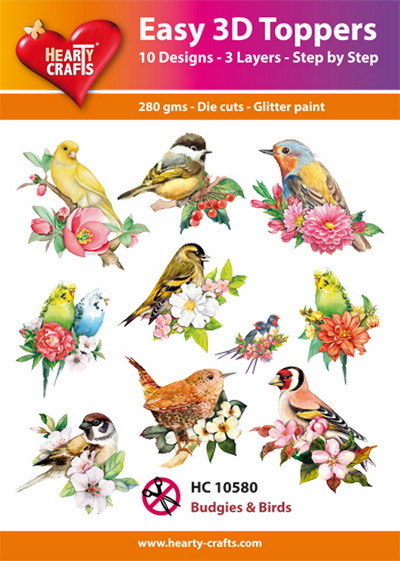 Easy 3D Designs pakket Budgies & Birds