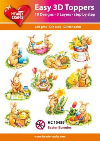 Easy 3D Designs pakket easter bunnies