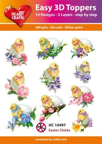 Easy 3D Designs pakket easter chicks