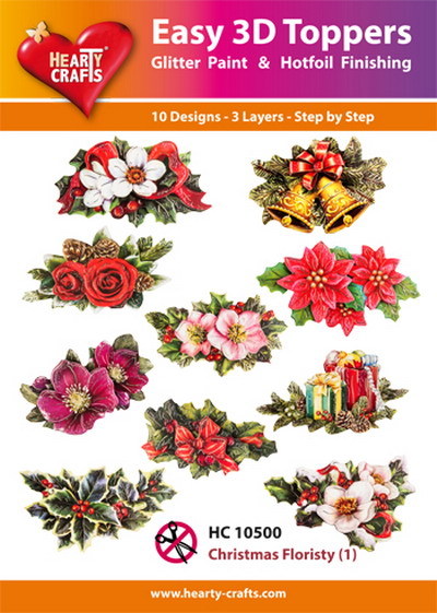 Easy 3D Designs pakket Christmas Floristy 1