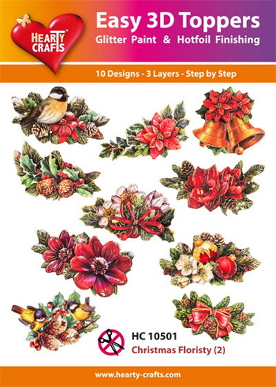 Easy 3D Designs pakket Christmas Floristy 2