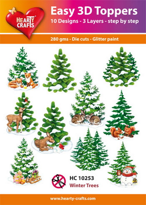 Easy 3D Designs pakket winter trees