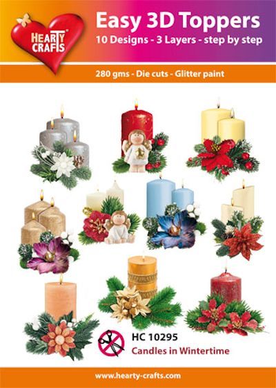 Easy 3D Designs pakket candles in wintertime