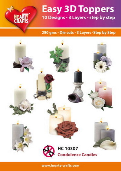 Easy 3D Designs pakket condolence candles