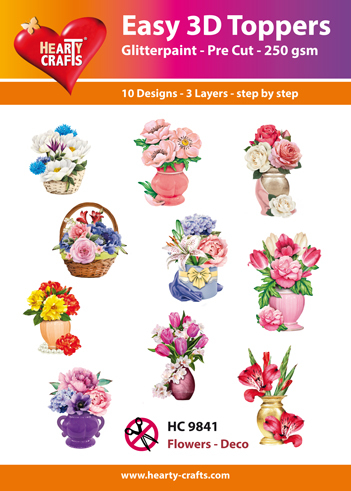 Easy 3D Designs pakket flowers deco