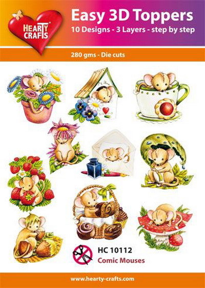 Easy 3D Designs pakket comic mouses