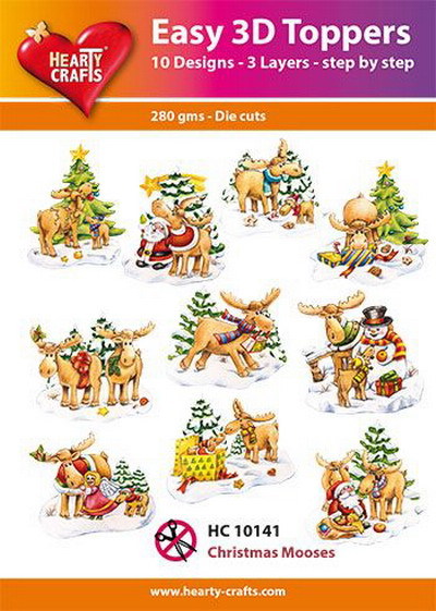 Easy 3D Designs pakket christmas mooses