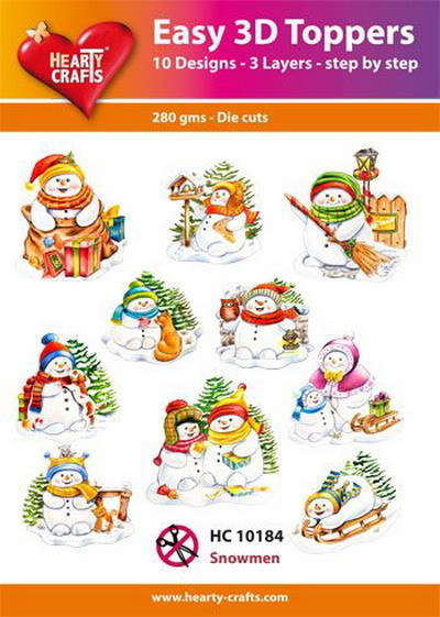 Easy 3D Designs pakket snowmen