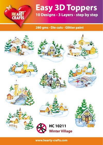 Easy 3D Designs pakket winter village