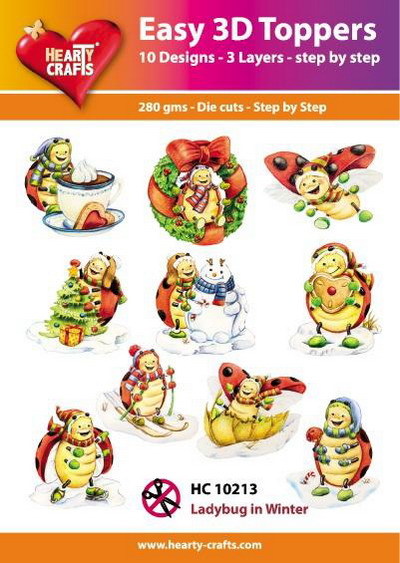 Easy 3D Designs pakket ladybug in winter