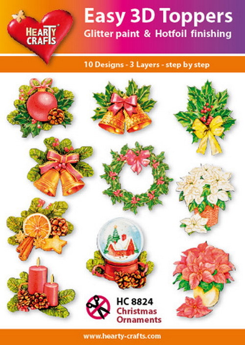 Easy 3D Designs pakket christmas ornaments