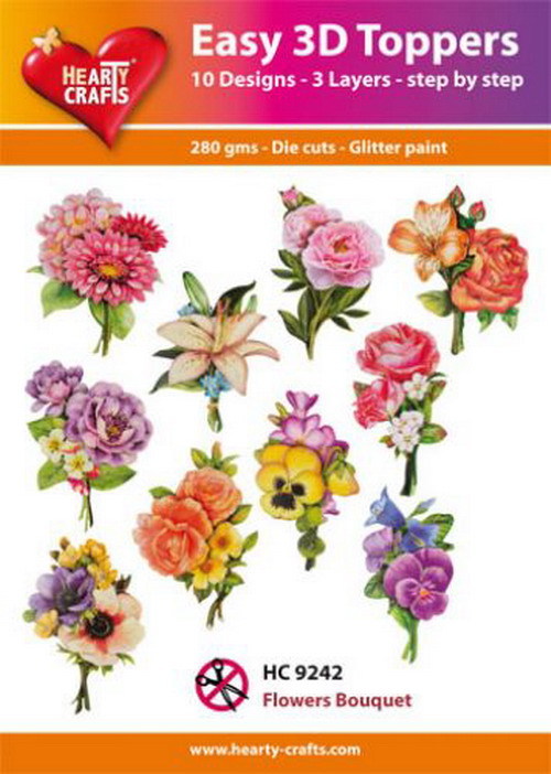 Easy 3D Designs pakket flowers bouquet