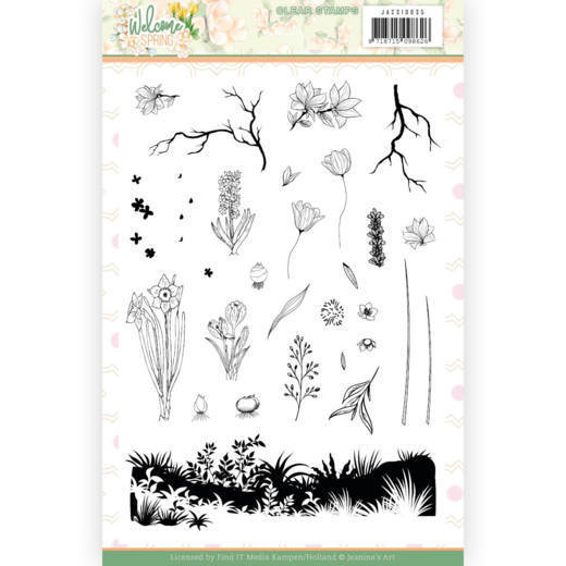 Clear Stamps - Jeanine's Art  Welcome Spring