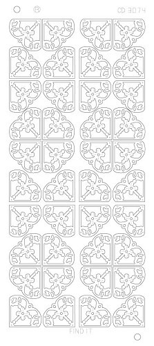 Flower Corners Platinum - Zilver
