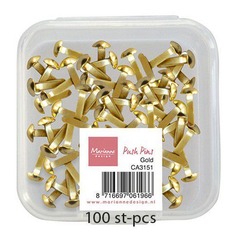 Marianne D Decoratie Push Pins - Goud CA3151 (03-21)
