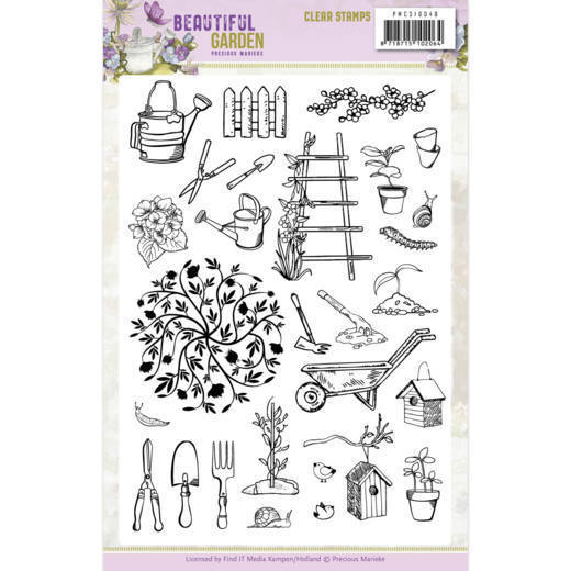 Clear Stamps - Precious Marieke - Beautiful Garden