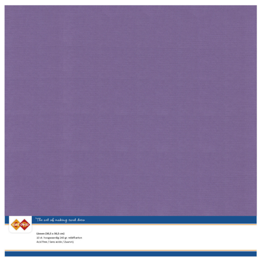 Linen Cardstock - SC - Grape
