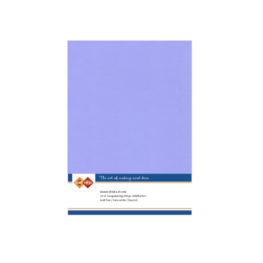 Linen Cardstock - A5 - Lavender