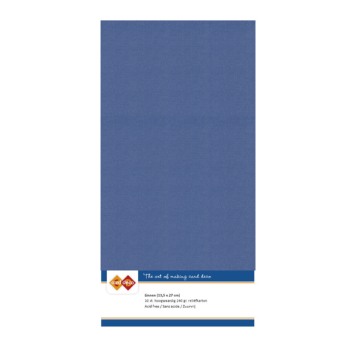 Linen Cardstock - 4K - Jeans