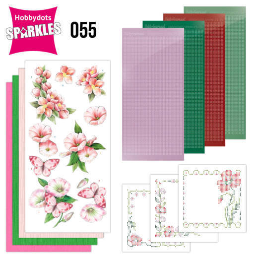 Sparkles Set 55 - Jeanine's Art - Pink Flowers
