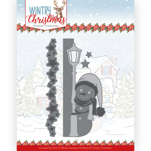 Dies - Yvonne Creations - Wintery Christmas - Peek a Boo Snowman