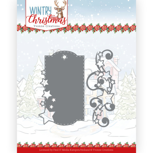 Dies - Yvonne Creations - Wintery Christmas - Stars and Swirls
