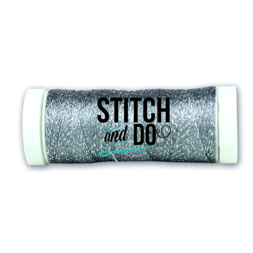 Stitch and Do Sparkles Embroidery Thread - Steel