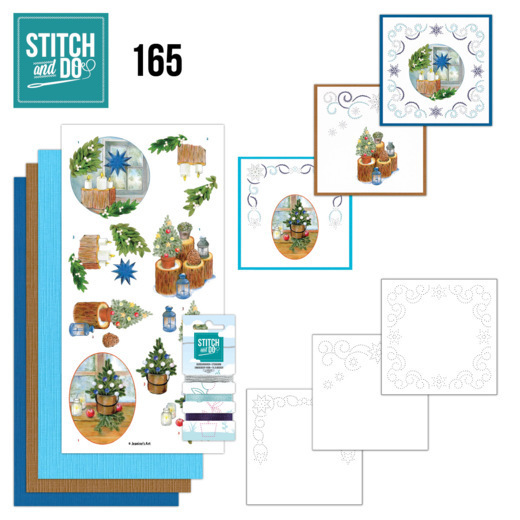 Stitch and Do 165 - Jeanine's Art - Christmas Cottage                    