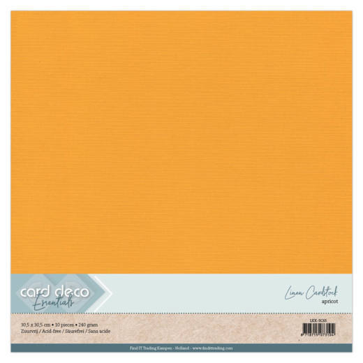 Linen Cardstock - SC - Apricot