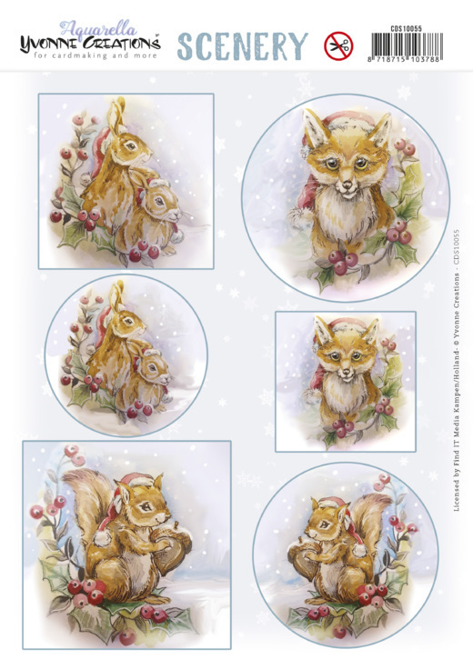 Scenery - Yvonne Creations - Aquarella - Fox
