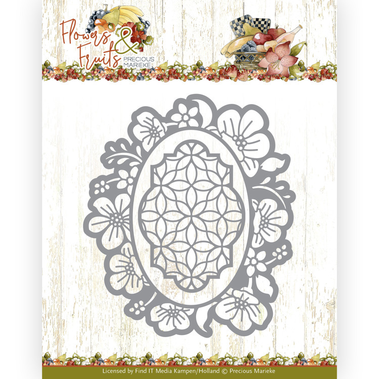 Dies - Precious Marieke - Flowers and Fruits - Fruit Blossom Oval