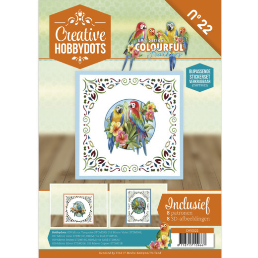Creative Hobbydots 22 - Amy Design - Colourful Feathers