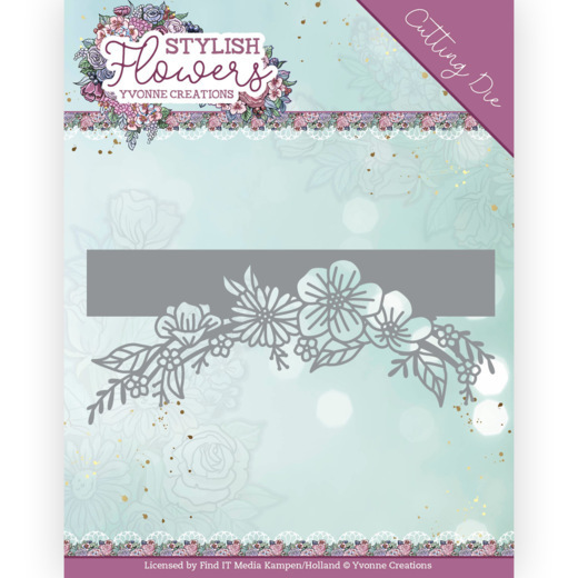 Dies - Yvonne Creations - Stylisch Flowers - Garland Edge