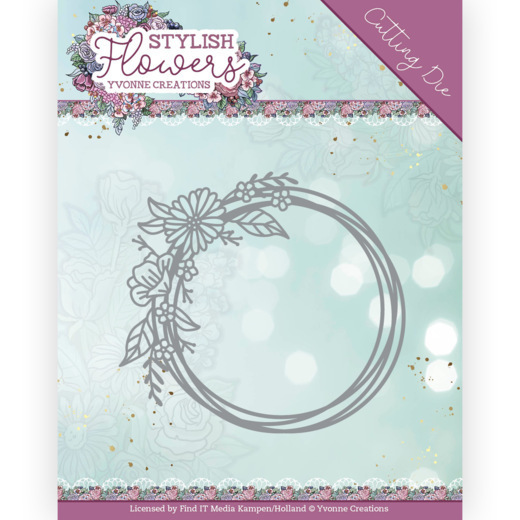 Dies - Yvonne Creations - Stylisch Flowers - Flower Hoop