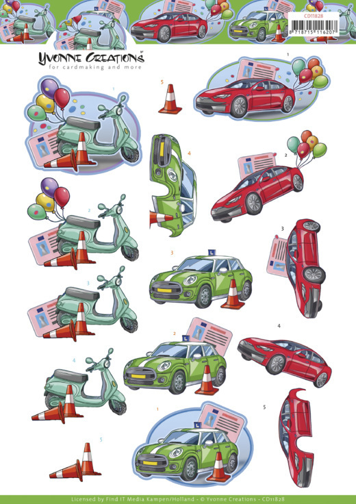 3D Cutting Sheet - Yvonne Creations - Drivers License