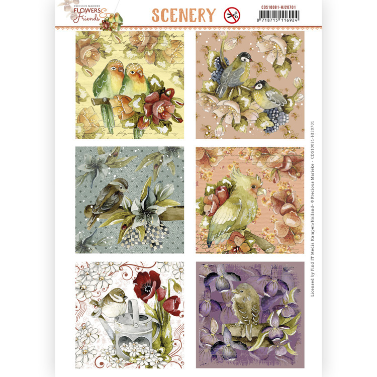 Scenery - Precious Marieke - Aquarella - Flowers and Friends Square