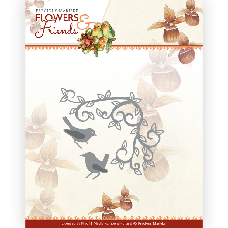 Dies - Precious Marieke - Flowers and Friends - Bird Corner