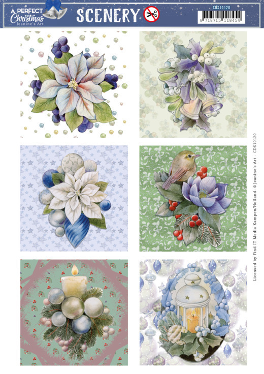 Scenery - Jeanine's Art - A Perfect Christmas - Christmas Candle Square