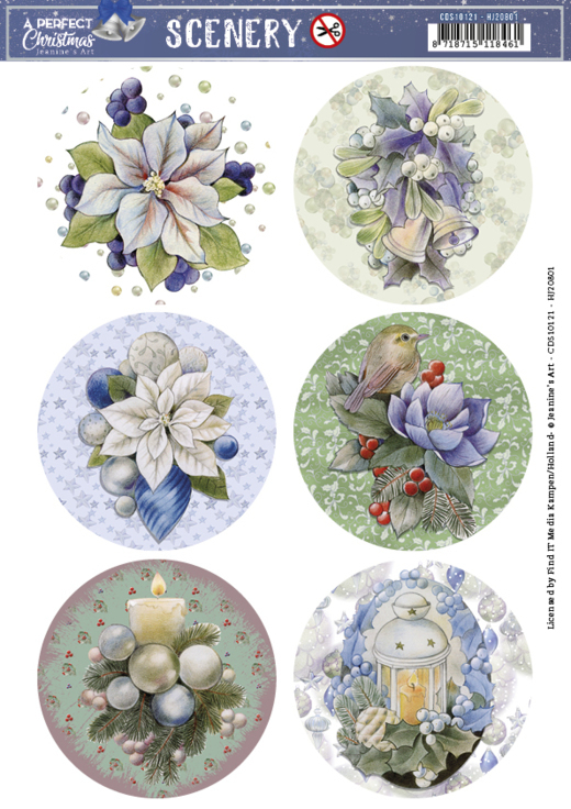 Scenery - Jeanine's Art - A Perfect Christmas - Christmas Candle Round